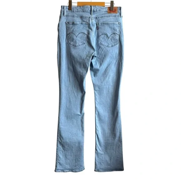 Levi’s 725 High Rise Bootcut Jeans Tribeca Light Wash Size 31 - Picture 7 of 16